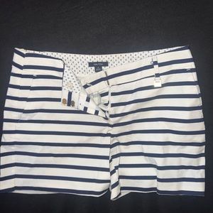 Náutica blue and white striped shorts